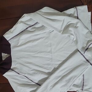 White and Purple Hoodie